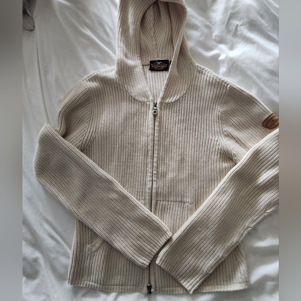 Harley Davidson zip sweater